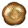 Image 2 : Hand Beaded Hammered Copper Bowl by Kills Thunder