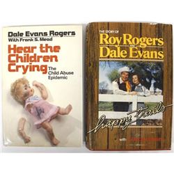 2 Dale Evans and Roy Rogers Hardback Books