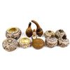 Image 1 : Collection of Carved Peruvian Gourds