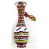 Image 2 : Hand Beaded Metal Vase by Kathy Kills Thunder