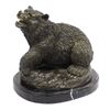 Image 1 : Toperkin Bronze Bear Statue on Marble Base