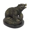 Image 2 : Toperkin Bronze Bear Statue on Marble Base