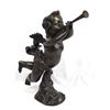 Image 1 : Antique Estate Bronze Angel Candleholder