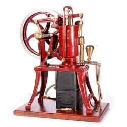 Vintage model hot air engine.