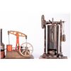 Image 3 : Three vintage model steam engines.