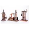 Image 5 : Three vintage model steam engines.
