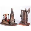 Image 7 : Three vintage model steam engines.