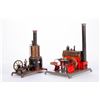 Image 3 : Two vintage model steam engines.