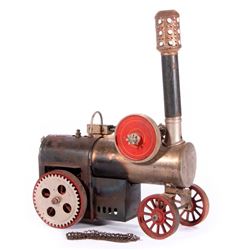 Vintage model steam tractor.