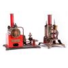 Image 1 : Two vintage model steam engines.