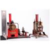 Image 7 : Two vintage model steam engines.