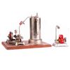 Image 1 : Vintage model steam engine and gauge.
