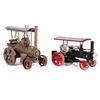 Image 1 : Two model tractors.