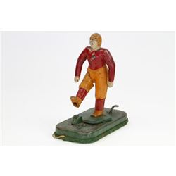 Cast Iron Football Player