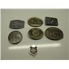 Image 1 : 6 Belt Buckles and a School Patrol Badge