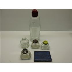 Waterman Ink Bottle - 4 Small Ink Bottles and an Ink Pad