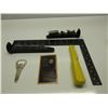 Image 1 : CPR Lapel Pin, CP Hotels Bottle Opener,  2 Railway Spikes, Train Key