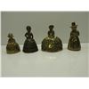 Image 1 : 4 Brass Lady Bells all ring