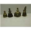 Image 2 : 4 Brass Lady Bells all ring