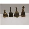 Image 3 : 4 Brass Lady Bells all ring