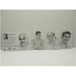 4 Biographical Fan Mail Card by Gary Saderup