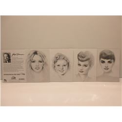 4 Biographical Fan Mail Card by Gary Saderup