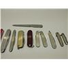 Image 4 : 13 Pocket Knives and 1 Nail File with Knife
