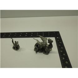2 Pewter Dragons