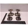 Image 3 : 4 Silver Plate Candle Stick Holders