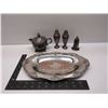 Silver Plate Cream,Tray, Salt & Pepper, Incense Burner??