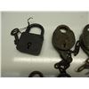 Image 3 : 10 Vintage Padlocks
