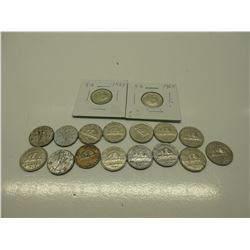 17 - Various Canadian Nickels