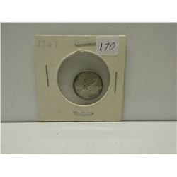 1967 .10 Canadian Dime