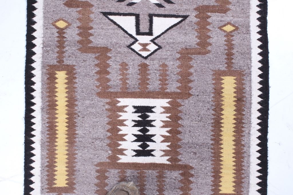 Navajo Teec Nos Pos Trading Post Rug Mid20th