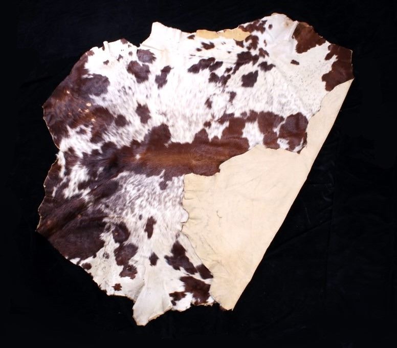 Montana Tanned Hereford Cow Hide
