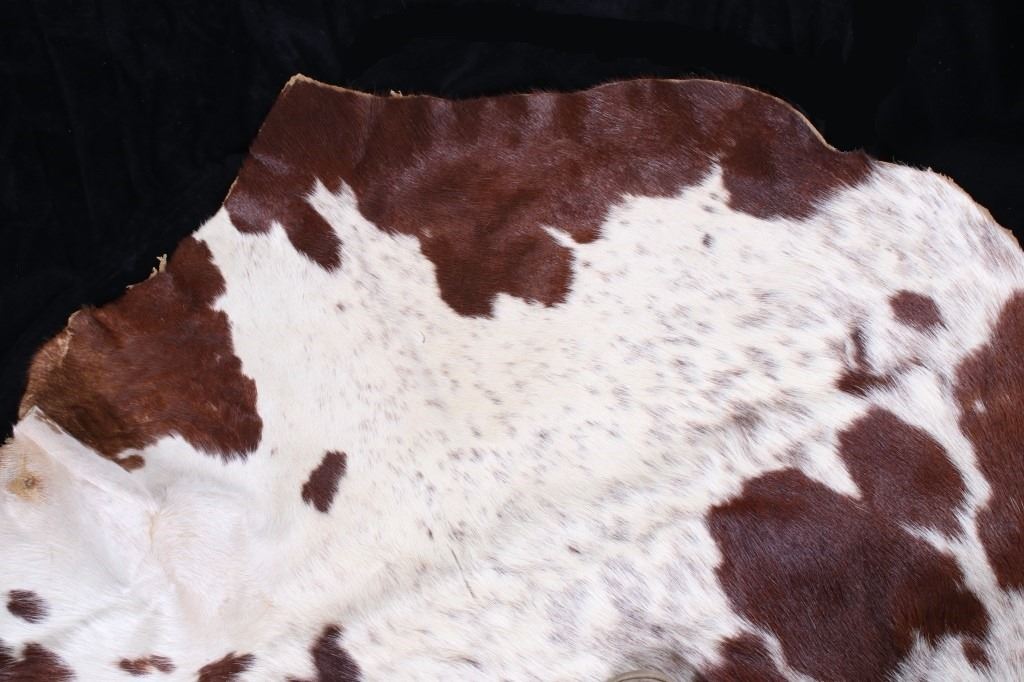 Montana Tanned Hereford Cow Hide