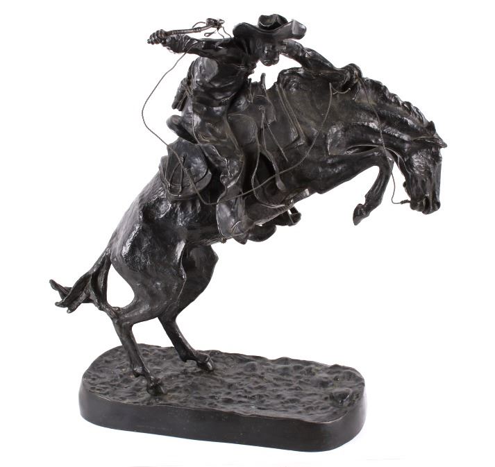Bronco Buster by Remington from Roman Bronze Works