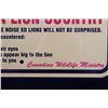 Image 7 : Mountain Lion Warning Sign from Canada