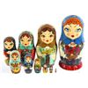 Image 2 : Hand Painted Matyroshka 10 PC Russian Nesting Doll