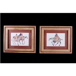 Carol Griggs Native American Watercolor Lithograph