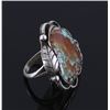 Image 3 : Navajo Royston Turquoise Silver Ring