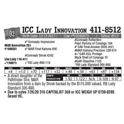 Lot - 92 - ICC Lady Innovation 411-8512