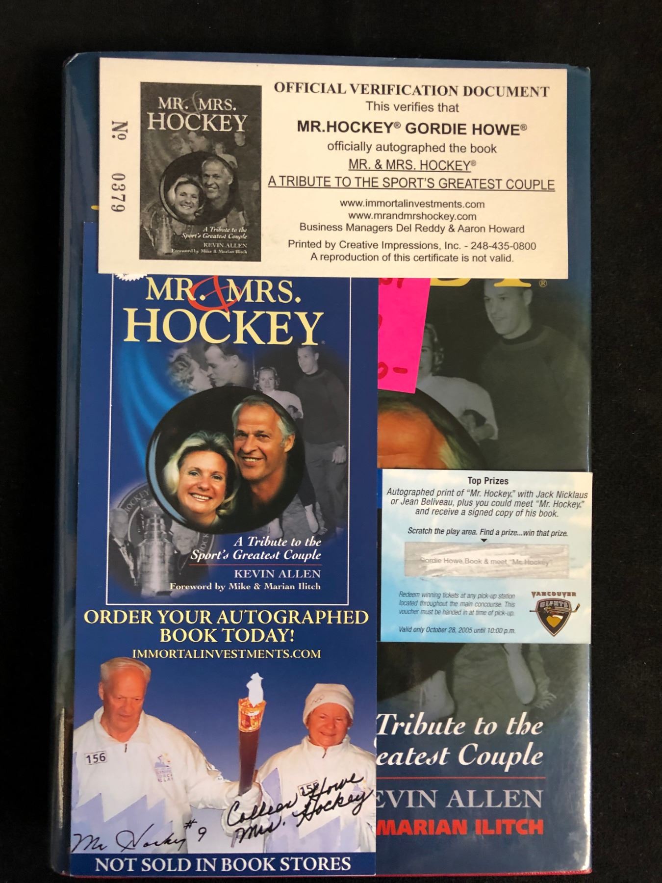 Colleen Howe GORDIE & COLLEEN HOWE SIGNED