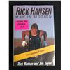 Image 1 : RICK HANSEN & JIM TAYLOR SIGNED "MAN IN MOTION" BOOK