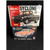 Image 1 : UNASSEMBLED MODEL KIT LOT (GMC SYCLONE 1:20 SCALE & 1969 CHEVY CHEVELLE 1:25 SCALE)