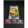 Image 1 : SUPERMAN COMIC & EMBROIDERED PATCH LOT