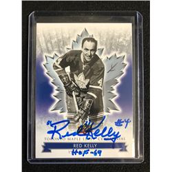 RED KELLY SIGNED UPPER DECK HOCKEY CARD