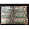 Image 1 : VINTAGE CANADIAN ONE DOLLAR BANKNOTES (1967/ 1954)