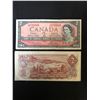 Image 1 : VINTAGE CANADIAN TWO DOLLAR BANKNOTE LOT (1954, 1973)