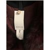 Image 2 : DANIER WOMEN'S COAT "FREDERIKA BORDEAUX"  (SIZE LARGE)